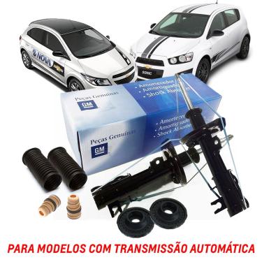 Imagem de Kit Amortecedor Batentes Dianteiros Cambio Automatico Pecas Genuinas Gm Onix /prisma /sonic
