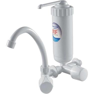 Imagem de Torneira para Cozinha com Filtro Purificador de Água Herc Plus, Branco
