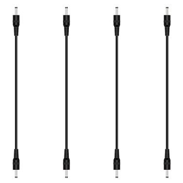 Imagem de Fancasee Cabo De Alimentação Cc Macho Para Macho, Pacote Com 4, 3,5 Mm X 1,35 Mm, Adaptador Cftv, Câmera Segurança, Fita Led, Dvr, Roteador, Impressora Faturas