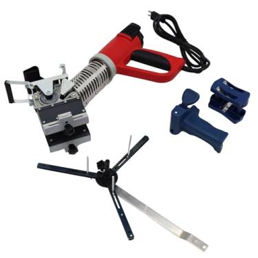 Imagem de PreAsion Máquina De Colagem Bordas Manual, Curva E Reta, Pequena, Portátil, 110 V, Para Marcenaria, 2000 W