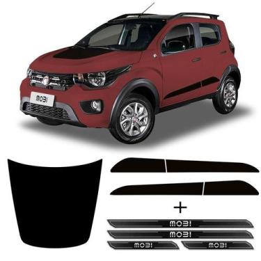 Imagem de Faixa Mobi Cross 2019/ Adesivo Do Capô + Soleira Protetora - SPORTINOX
