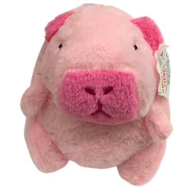 Imagem de Capivara Pelúcia Fofinho c/ ventosa cor Rosa ou Marrom 17cm - SS, Rosa