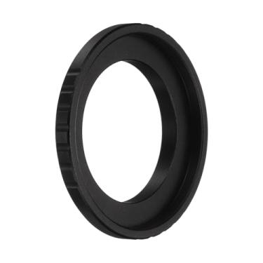 Imagem de PATIKIL Adaptador de telescópio M54 x 0,75 mm macho para rosca fêmea M42 x 0,75 mm, anel de elevação de lente de liga de alumínio para binóculo de telescópio de câmera, preto 10 mm