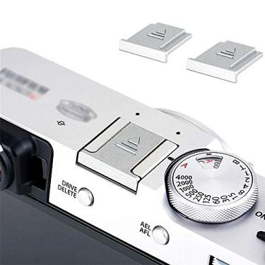 Imagem de JJC 2 PCS câmera sapato quente tampa protetor para Fujifilm Fuji X-M5 X-T5 X-T4 X-T3 X-T50 X-T30 II X100VI X100V X100 X-PRO3 X-PRO2 X-S20 X-S10 X-E4 X-E3 X-T200 X-T100 GFX100 II GFX100SII-Prata