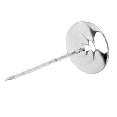 Imagem de Cryfokt Espiga de Bilhete de Aço Inoxidável Espessada para Recibos de Restaurantes, Garfo de Notas Durável para Bares e Cozinhas, Suporte de Recibos Resistente para Funcionários (Haste espiral de