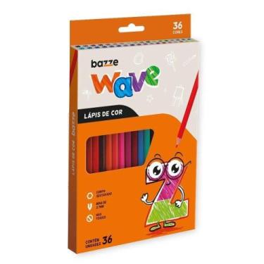 Imagem de Lápis De Cor Wave - 36 Cores - Bazze 908568