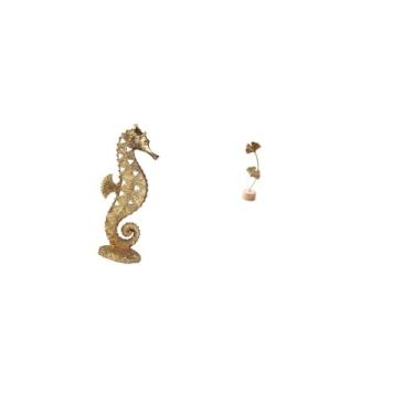 Imagem de Fenteer Estatueta de Resina de Mesa, Ornamento Decorativo, Estátua de Ouro para Escritório, Quarto, Sala de Estar, Lareira, Folha de Metal, Artesanato, Escult