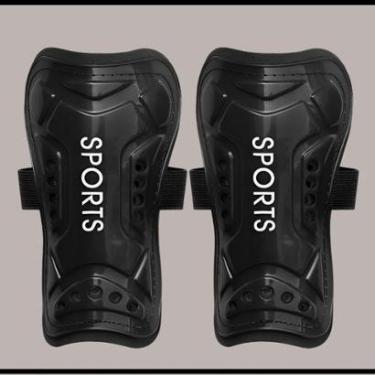 Imagem de Caneleira Para Futebol Proteção da Canela Com Presilha Sport Leve Sem Tornozeleira Adulto Juvenil-Unissex