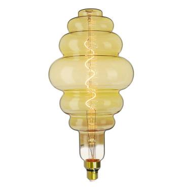 Imagem de Lâmpada Led Taschibra Filamento Giant Colméia E27 Bivolt 2200k Amarelo âmbar
