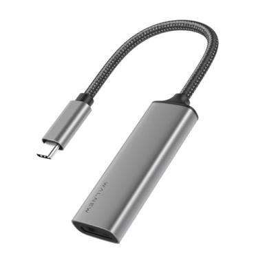 Imagem de Adaptador USB-C para HDMI 4K 60Hz, compatível com Thunderbolt 3, dongle conversor tipo C para HDMI para laptops