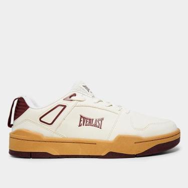 Imagem de Tenis Everlast Kansas Masculino, Bege, Vinho, 42