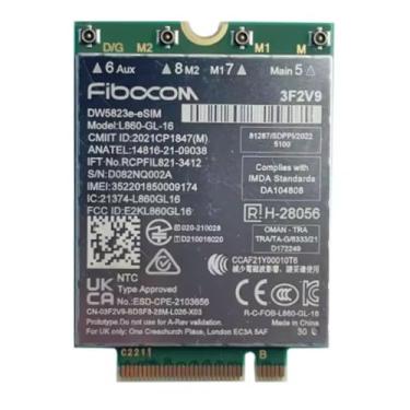 Imagem de Tangxi Placa L860-GL-16 DW5823e-eSIM, Placa de Rede Módulo 4G LTE 1 Gbps Com Interface NGFF M.2, para Latitude 3440 3540 5340 Precisão 3480 3581
