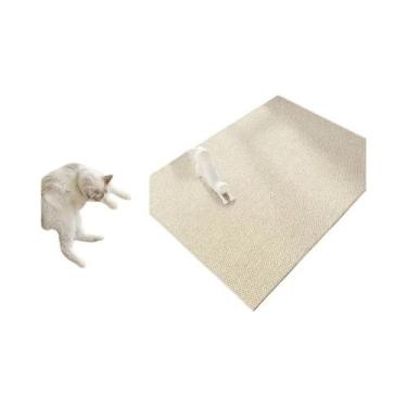 Imagem de Tapete Arranhador Para Gatos Com Padrão De Abacaxi Imitando Sisal, Ant