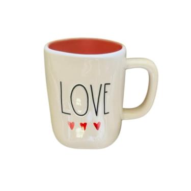 Imagem de Caneca de café/chá de cerâmica para dia dos namorados Rae Dunn (Love 2)
