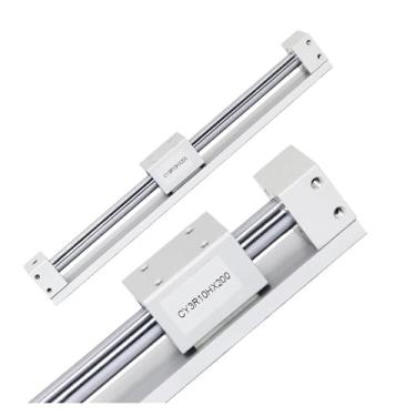 Imagem de PXNQMTJM 1 peça CY3R cilindro magnético sem haste montagem direta tipo CY3R15 CY3R20 50 100 150 200 250 300 (cor: CY3R15, tamanho: 400 curso)