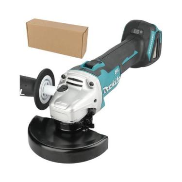 Imagem de Esmerilhadeira Sem Fio Makita 18V Com Disco De 125mm E Bateria De Líti