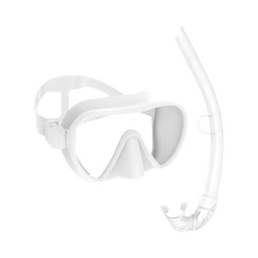 Imagem de Máscara De Mergulho Sem Armação De Baixo Volume, Conjunto De Snorkel Ú