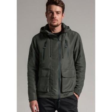 Imagem de Jaqueta Masculina Corta Vento com Bolso Cargo-Unissex