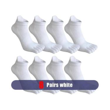 Imagem de Meias De Algodão Respirável Para Homens, Com Malha E Absorção De Suor,