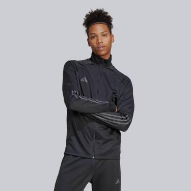 Imagem de Agasalho Adidas Sereno TS Preto e Cinza-Masculino