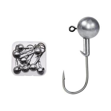 Imagem de Anzóis De Pesca Jigging Com Cabeça Redonda 1g-20g MrLurion Para Iscas 