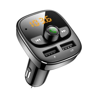 Imagem de Transmissor FM Bluetooth 5.4 Para Carro, Reprodutor MP3, Adaptador Car