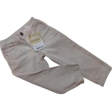 Imagem de Calça Jeans Social Elastano Infantil Menino Katita Kids 2713, Bege, 2 