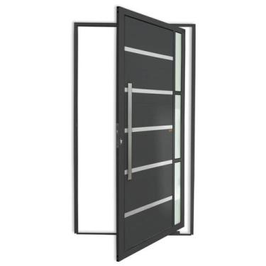 Imagem de Porta Pivotante Lambril Miraggio com Puxador Super 210cm x 120cm Brima