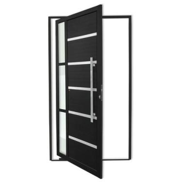 Imagem de Porta Pivotante Lambril Miraggio com Puxador Super 210cm x 100cm Brima