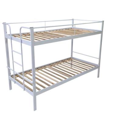 Imagem de Conjunto para Quarto 1 Beliche e 1 Escrivaninha 110x55cm Branco - Comp