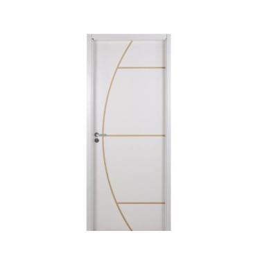 Imagem de Kit Porta de Madeira Decorada 215x64cm com Batente de MDF Ultra 10cm G