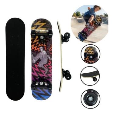 Imagem de Skate Infantil 24 Polegadas Shape Radical Com Bolsa Para Transporte Sh