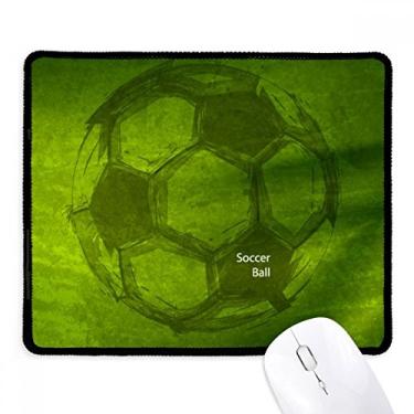 Imagem de Mousepad verde esportivo futebol futebol americano borda costurada tapete de borracha para jogos