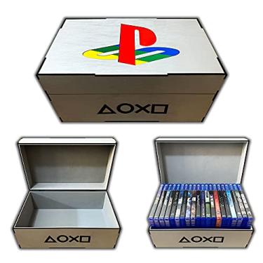 Imagem de Porta jogos para PS3/PS4/PS5 Playstation Classic (Aço Escovado)