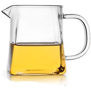 Imagem de Glass Gong Dao Bei para Cerimônia de Chá Tradicional Chinesa Cha Hai, Copo de Chá Fairness, Jarra de Leite, Jarra de Compartilhamento 300 ml