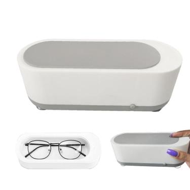 Imagem de Limpador Ultrassonico Oculo Anel Pulseira Joias  Cordao Acessorios Multiuso Limpeza Alta Frequencia Portatil Estojo