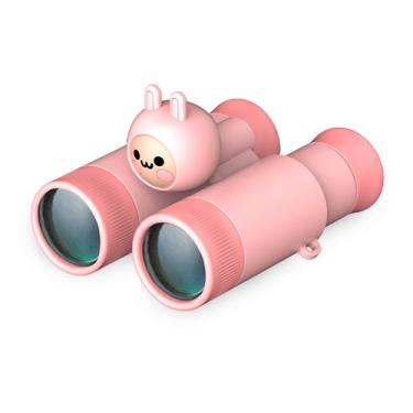 Imagem de Binóculos Para Crianças 10x Mini Compact Binocular Brinquedo pink