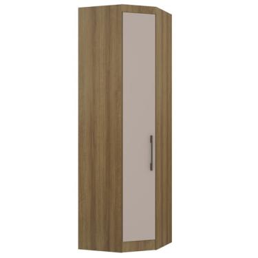 Imagem de Modulo Guarda Roupa Eucamoveis Paris  Canto Diagonal 1 Porta