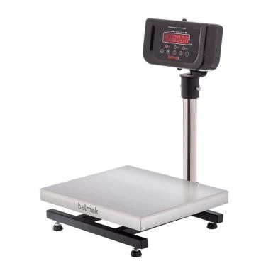 Imagem de Balança Digital de Plataforma Balmak Serie Mini Inox 120kg Coluna com Bateria K-120ICB-1/M