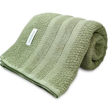 Imagem de Toalha De Rosto Buddemeyer Vanilla Extra Soft 100% Algodão Alta absorção Macia Grande 48 x 80cm (Verde 1171)
