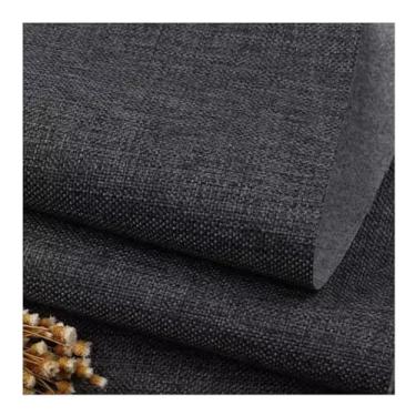 Imagem de Costura e Tecido Tecido De Algodão E Linho De Cor Sólida Material De Pano De Costura Por Jarda, Tecido De Costura De Artesanato DIY Tecido Bordado Para Estofamento Capa De Cadeira De Sofá (Color : Da