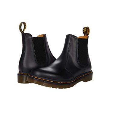 Imagem de Dr. Martens Bota Chelsea unissex de couro Crazy Horse 2976, Preto, 34