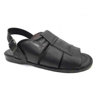 Imagem de Chinelo Italianinho De Couro 3430 Preto