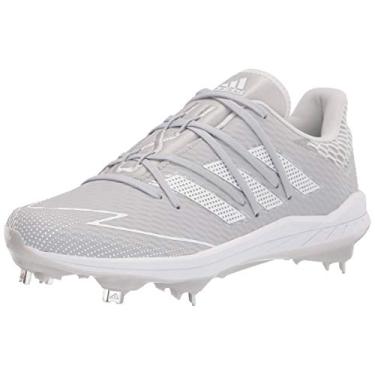 Imagem de adidas Tênis de beisebol masculino Fv9392, Team Light Grey-White, 15
