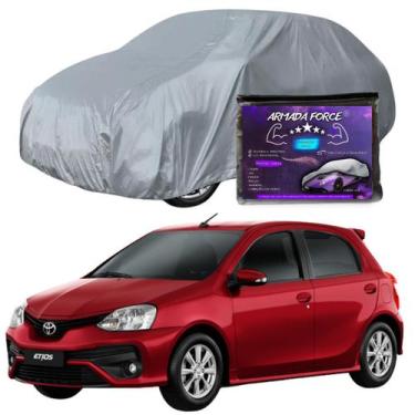 Imagem de Capa Cobrir Carro ETIOS HATCH 100% Forrada Armada Force 100% Impermeáv