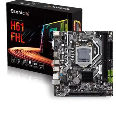 Imagem de Placa Mãe Esonic H61 M-atx Intel 3a Geração Lga1155 - Global