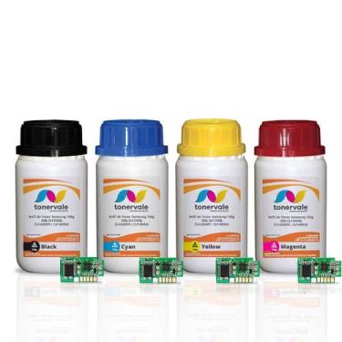 Imagem de Combo 20 Refil TankFull Para Samsung CLT-506L + 20 Chip CMYK - CLX-626