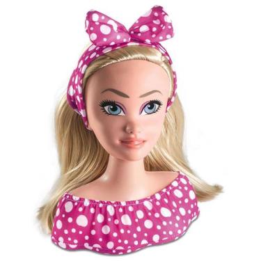 Imagem de Brinquedo Infantil Boneca Cinty Busto Loira Com Acessórios - Milk Brin
