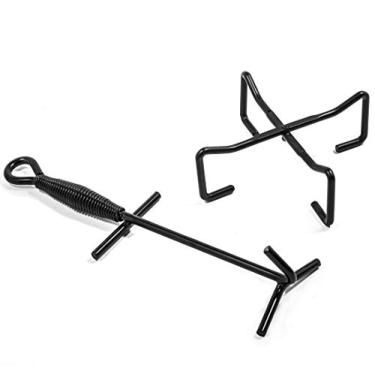 Imagem de Camp Cast Iron Dutch Oven Lid Lifter and Folding Finish Camp Dutch Oven Lid Stand can be used as Trivet, Lifter and Skillet Holder