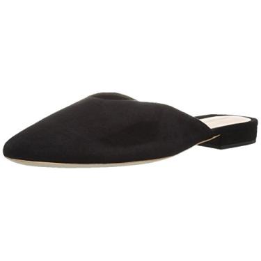 Imagem de Loeffler Randall Mocassim feminino Quin (camurça infantil) estilo dirigir, Preto, 5.5